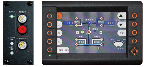 安全機能充実、簡単、きれい、日本機械工業の新しいポンプ液晶操作盤